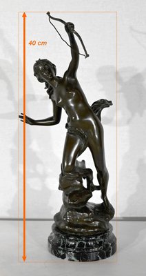 Jean Garnier, Diana the Huntress, Late 19th Century, Bronze-RVK-1395177