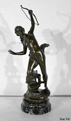 Jean Garnier, Diana the Huntress, Late 19th Century, Bronze-RVK-1395177