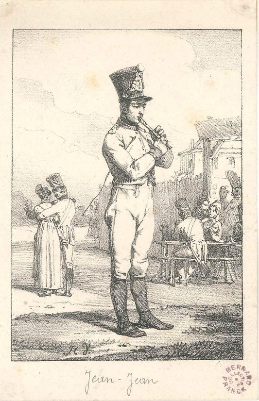 Jean-Jean - Original Lithograph by Horace Vernet - Early 19th Century