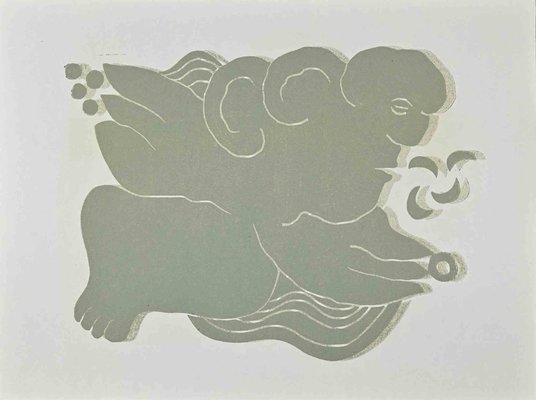 Jean Lurçat, The Cloudy Woman, Lithograph, Mid-20th Century-ZCI-1310324