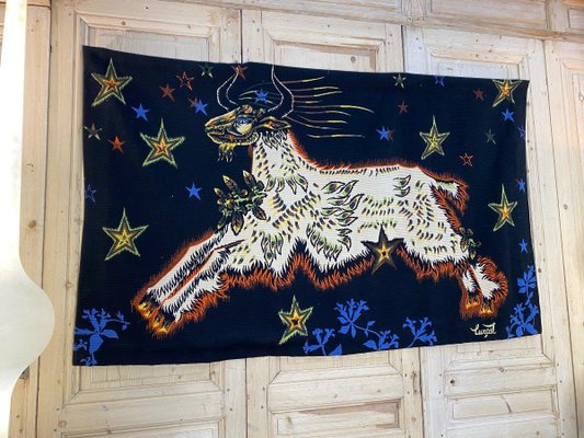 Jean Lurçat, The Goat with the Stars, 1950s, Screen Print Tapestry-DY-2028611