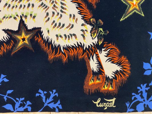 Jean Lurçat, The Goat with the Stars, 1950s, Screen Print Tapestry-DY-2028611