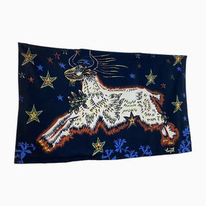 Jean Lurçat, The Goat with the Stars, 1950s, Screen Print Tapestry-DY-2028611