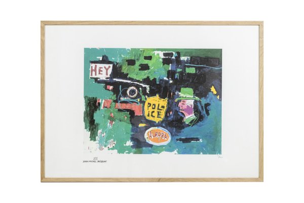 Jean-Michel Basquiat, Composition, Screenprint, 1990s, Framed-CEJ-1803337