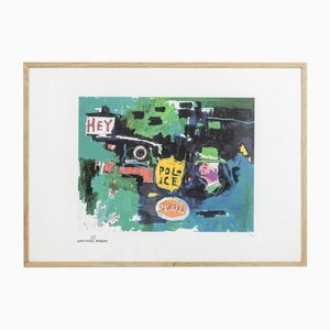 Jean-Michel Basquiat, Composition, Screenprint, 1990s, Framed-CEJ-1803337