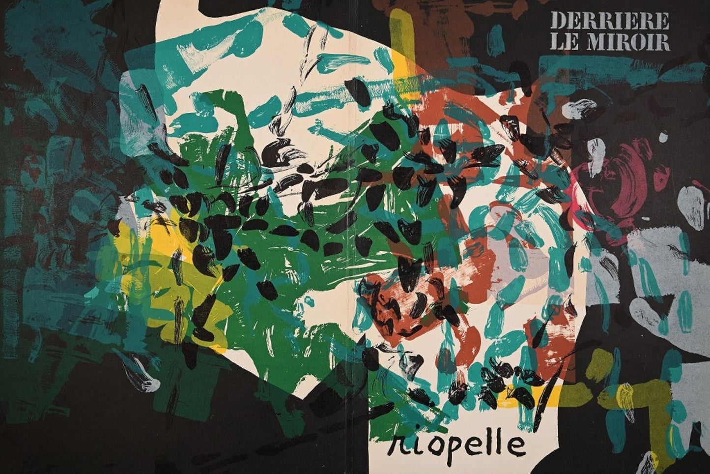 Jean-Paul Riopelle, Cover from Derriere Le Miroir, Lithograph, 1968