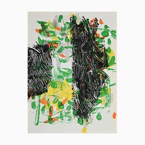 Jean-Paul Riopelle, Green Composition, Lithograph, 1968-ZCI-901590