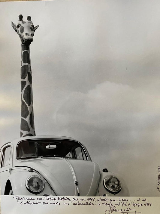 Jean-Pierre Ronzel Mythical "original Volkswagen beetle print" 1961