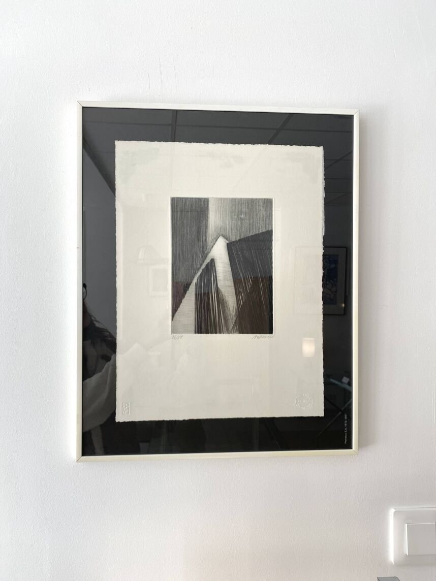 Jean Probst Luxembourg, 1970s, Engraving, Framed