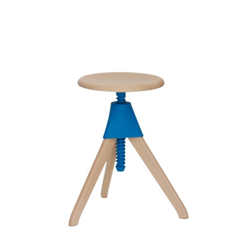 TOM AND JERRY - THE WILD BUNCH - Height-adjustable beech stool