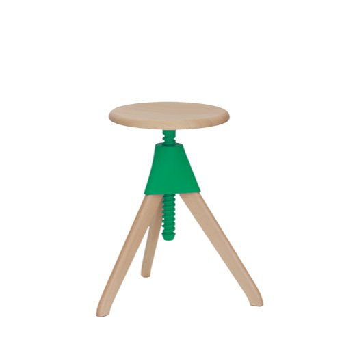 TOM AND JERRY - THE WILD BUNCH - Height-adjustable beech stool