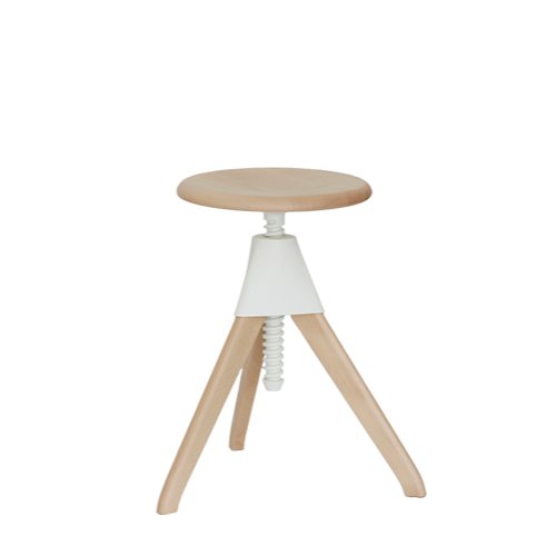 TOM AND JERRY - THE WILD BUNCH - Height-adjustable beech stool