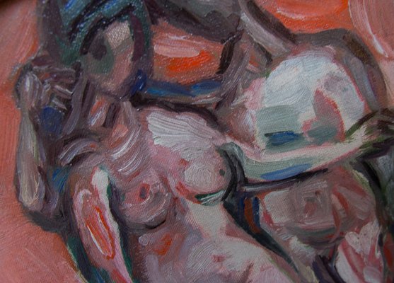 Jerzy Teodorowicz, Nude, Mid-20th Century, 1950s, Oil on Canvas-FSD-1374269