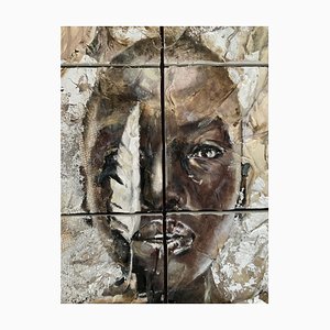 Jessica Spagnolo, Broken Identity, Mixed Media on Canvas, 2022-QMZ-1781239