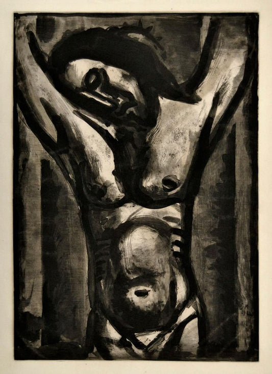 Jesus Sera en Agonie Jusqu'a la Fin Du Monde - Original Etching by G. Rouault 1926/1948