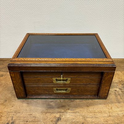 Jewelers Box in Oak, 1930s-ALF-2033569