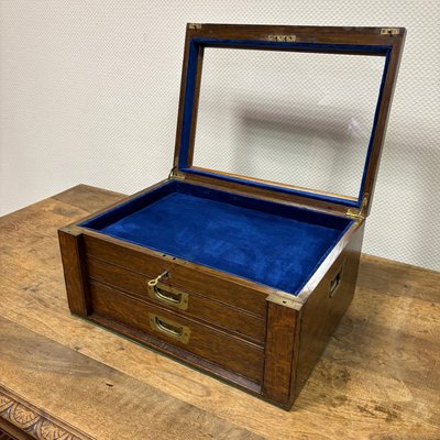 Jewelers Box in Oak, 1930s-ALF-2033569