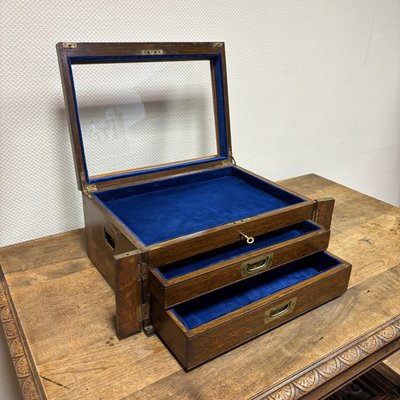 Jewelers Box in Oak, 1930s-ALF-2033569