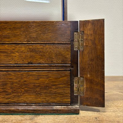 Jewelers Box in Oak, 1930s-ALF-2033569