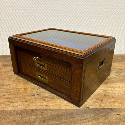 Jewelers Box in Oak, 1930s-ALF-2033569