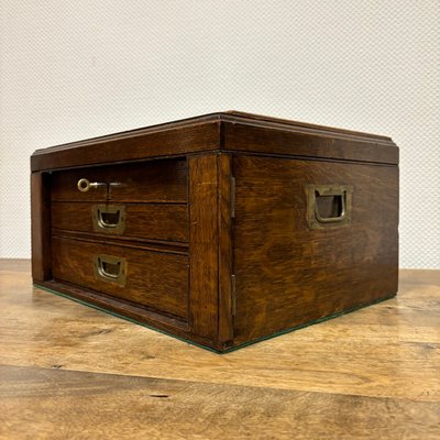 Jewelers Box in Oak, 1930s-ALF-2033569