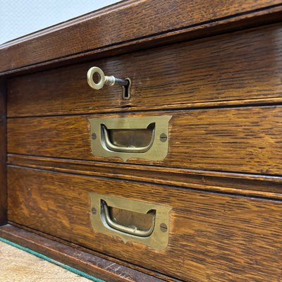 Jewelers Box in Oak, 1930s-ALF-2033569