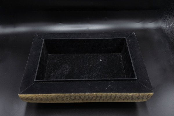 Jewellery Box in Leatherette and Velvet, 1920s-RCE-1444672