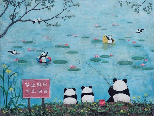 Jia Yuan-Hua, Little Paradise, 2023, Acrylic on Canvas-CHG-2031033