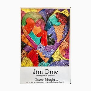 Jim Dine, Heart, Original Lithographic Poster, 1983-NRC-1763321