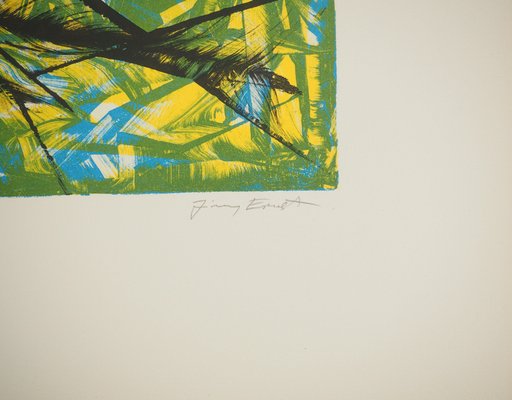 Jimmy Ernst, Surrealist Flight, Original Lithograph-KHH-2023113