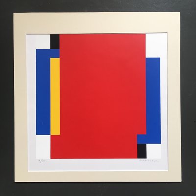 Jo Niemeyer, Abstract Composition, 1980s, Screenprint-NY-968811