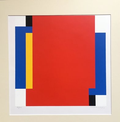 Jo Niemeyer, Abstract Composition, 1980s, Screenprint-NY-968811