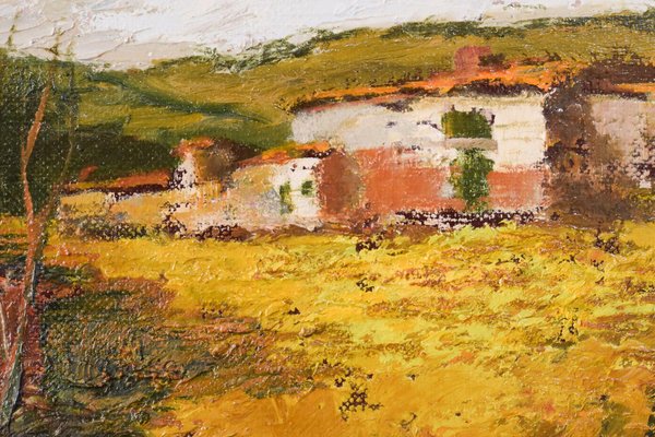 Joan Escoda Coromina, Post-Impressionist Landscape, 1994, Oil on Canvas, Framed-AOI-1144899