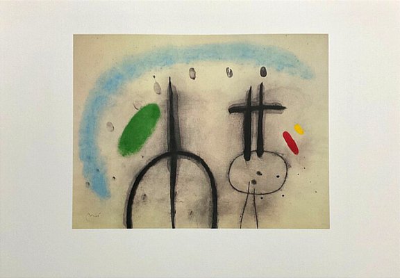 Joan Miro, Abstract Composition, 1980s, Lithograph-NRC-1448728