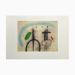 Joan Miro, Abstract Composition, 1980s, Lithograph-NRC-1448728