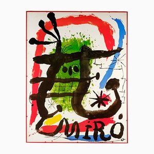 Joan Miro, Abstract Composition, 1985, Lithograph, Framed-LBS-1138983