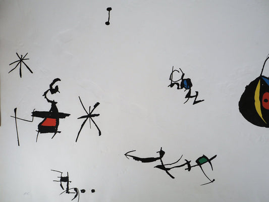 Joan Miro, Barcelona Suite N°10, 1973, Original Etching