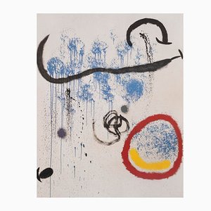 Joan Miro, Birth of the Day, Large Lithograph, 1960s-NRC-1748789