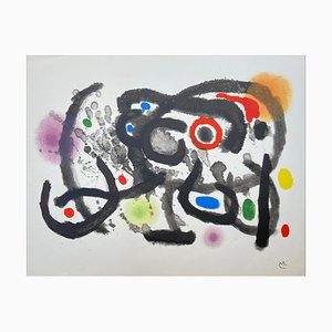 Joan Miró - Character with a red eye Lithograph 1961-ICD-1239602