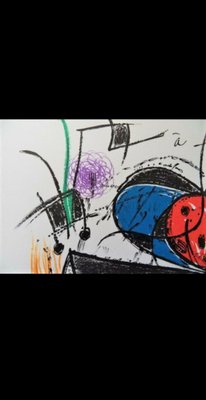 Joan Miro, Composition for Fernand Mourlot, 1978, Lithograph-NRC-1384617