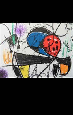 Joan Miro, Composition for Fernand Mourlot, 1978, Lithograph-NRC-1384617