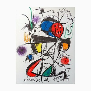 Joan Miro, Composition for Fernand Mourlot, 1978, Lithograph-NRC-1384617