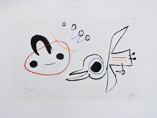 Joan Miro, Enfance d'Ubu III, Lithograph, 1972-NRC-1768957