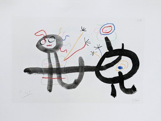 Joan Miro, Enfance d'Ubu IV, Lithograph, 1972-NRC-1768960