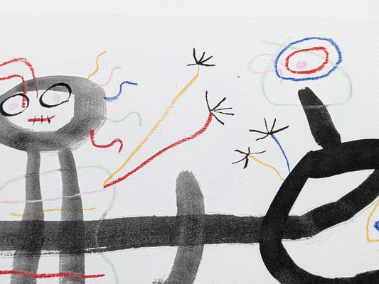 Joan Miro, Enfance d'Ubu IV, Lithograph, 1972-NRC-1768960