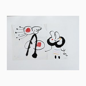 Joan Miro, Enfance d'Ubu IX, Lithograph, 1972-NRC-1768967