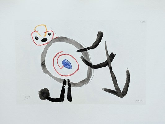 Joan Miro, Enfance d'Ubu V, Lithograph, 1972-NRC-1768964