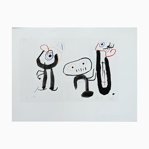 Joan Miro, Enfance d'Ubu X, Lithograph, 1972-NRC-1768969