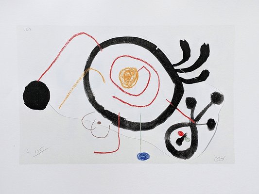 Joan Miro, Enfance d'Ubu XI, Lithograph, 1972-NRC-1768970