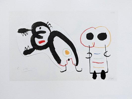 Joan Miro, Enfance d'Ubu XII, Lithograph, 1972-NRC-1768972